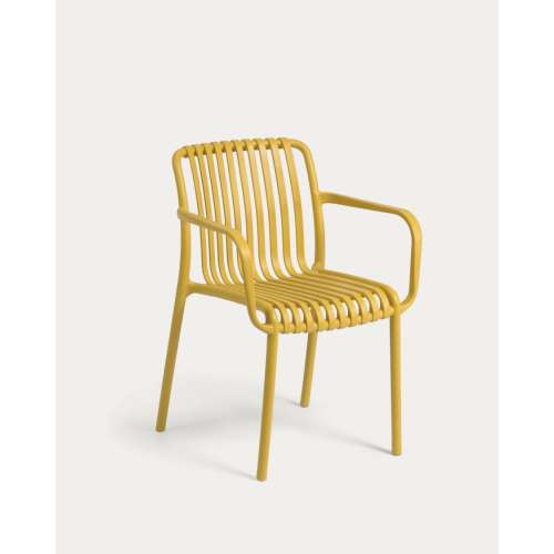 Stackable Plastic Outdoor Garden Chairs Weather-Resistant