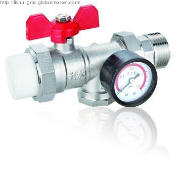 T Type PP-R Connection Multifunctional Ball Valve