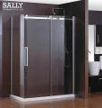 सैली बाथरूम बाथटब डबल स्लाइडिंग बाईपास शॉवर दरवाजे