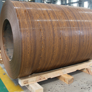 Acier galvanisé couleur bois prépeint
