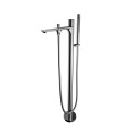 Messing Bad gebürstet grau Toilette Bidet Sprayer Shattaf Set Mixer Dusche Heiße und Kaltventil Badewanne Wasserhahn Wasserhahn