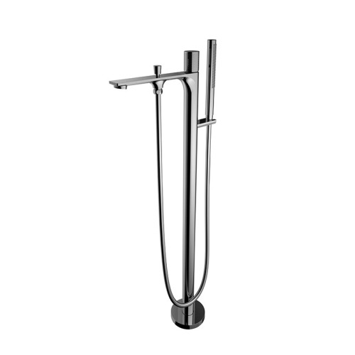 Messing Bad gebürstet grau Toilette Bidet Sprayer Shattaf Set Mixer Dusche Heiße und Kaltventil Badewanne Wasserhahn Wasserhahn