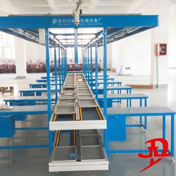 Línea de montaje modular para la producción de componentes