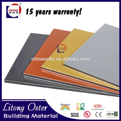 Oster metallic color aluminum composite panel