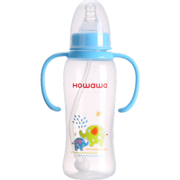 9oz PP Baby Milk Nursing Bottle With Handle