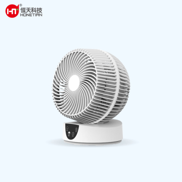 HONETIAN remote control LED display 3speeds 4 modes 9 timer 8 inches AC air circulator indoor plastics custom colors table fan