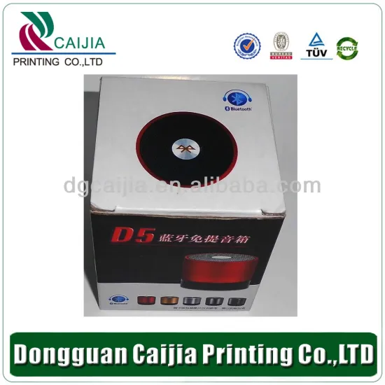 LED light paper packaging box with cardboard holding