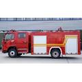 Dongfeng 3-5tons water pumper remote control fire truck