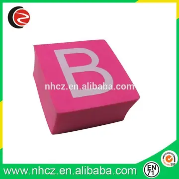 3D Letter B Shape Eraser