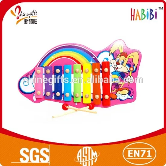 cute instruments carton wooden xylophones for kids