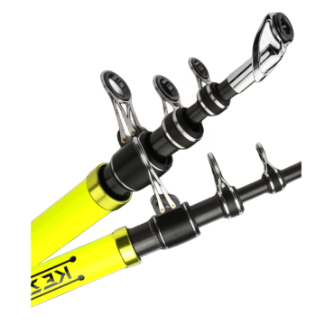 ROLLFISH 3.6m & 4.5m Long Shot Carbon Casting Telescopic Surf Rods for Lake and River Rock Fishing: The Ultimate Fishing Tool