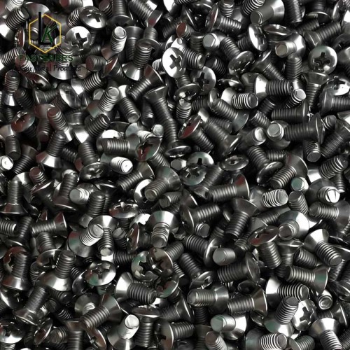 Шрубы з патаемнай галоўкай з нержавеючай сталі з папярочнай паглыбленнем