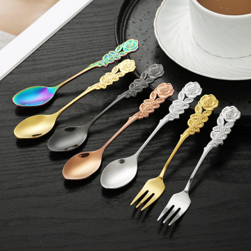 304 Edelstahl Gold Messung Kaffee-/T -Shirt -Verkostungslöffel und silberne Eis-/Salat -Serviersets