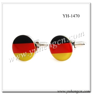 YH-1470 Novelty Germany Flag Cufflinks