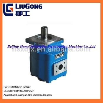 liugong zl50c wheel loader parts gear pump 11C0007