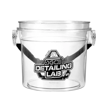 Plastic 15L Car Wash Bucket with Grit Guard and Lid