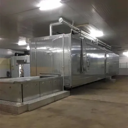 Industrial Frozen Chicken Breast Tunnel Freezer