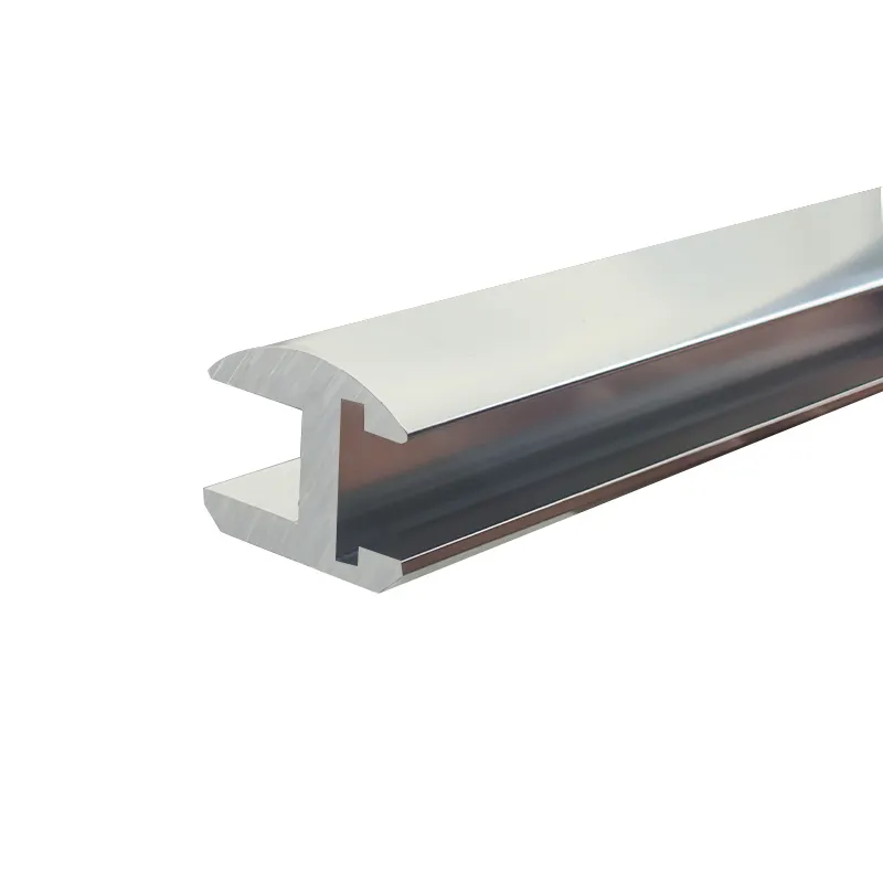 Shower room sliding door track Aluminum H channel