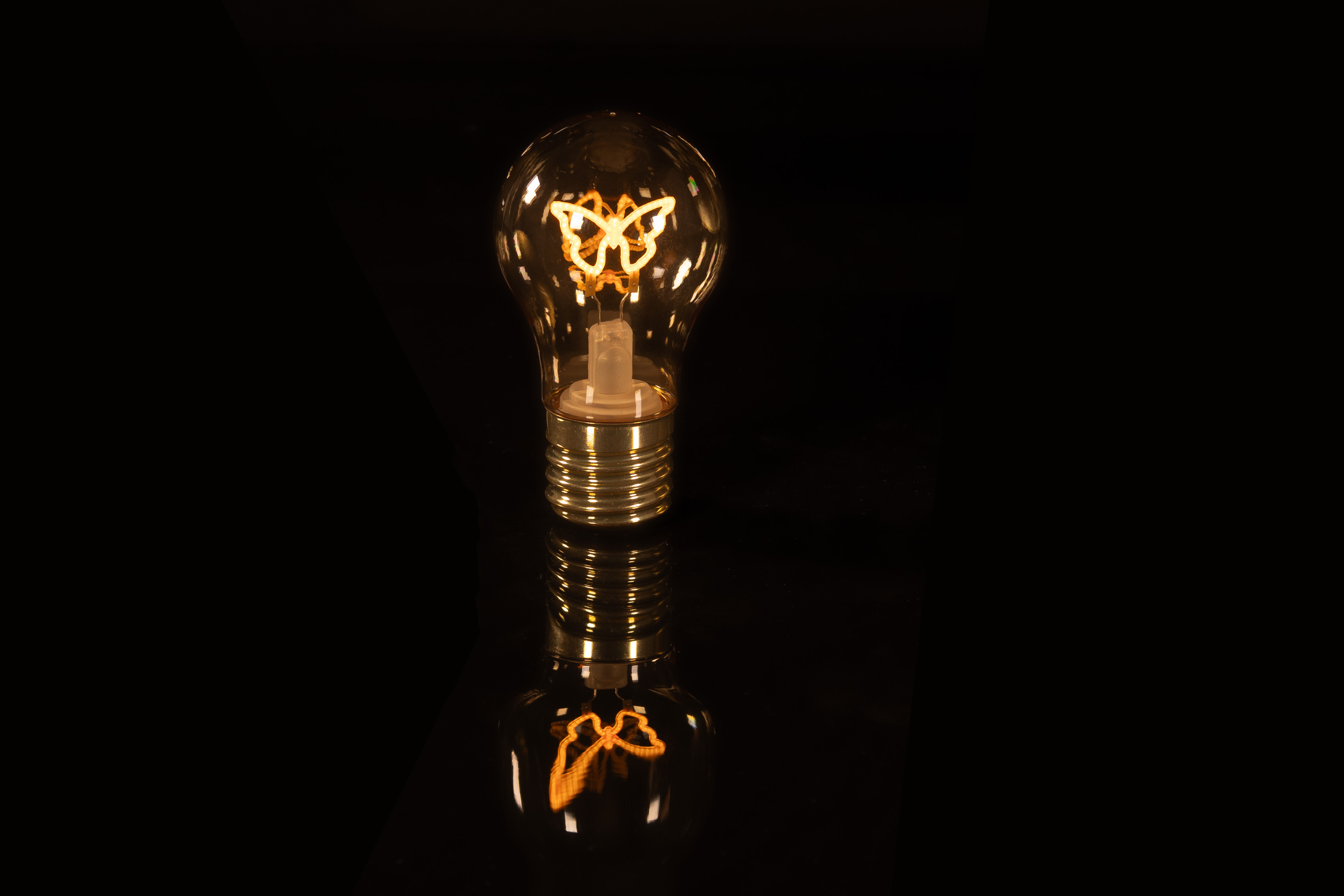 Butterfly LED filament light bulb (3)