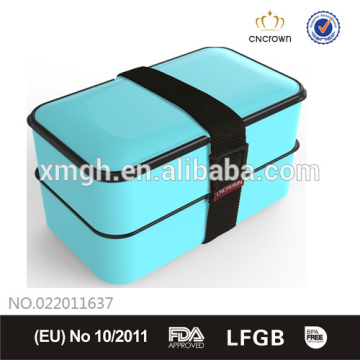 New Bento Box with Belt, FDA Approved, Microwave & dishwasher safe, BPA Free and Eco-friendly