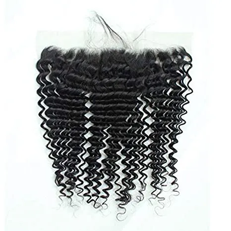 Raw Virgin Hair Wholesale 40 Inch Peruvian Cuticle Aligned Virgin Deep Wave Human Hair 13X6 Hd Lace Frontal Deep Wave 30 Inches