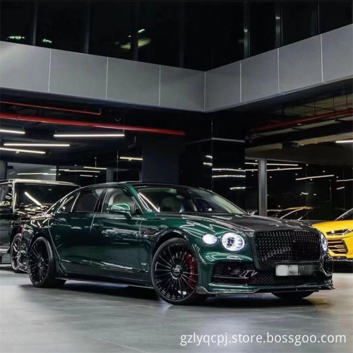 Bentley Flying Wing Body Kit 2022 MSY Style Front Bumper Grille Frame Side Skirt Rear Bumper Engine Hood Kit