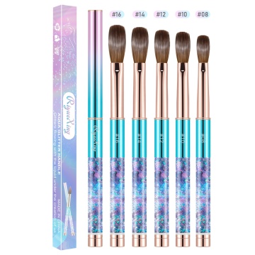 Kolinsky Acrylic Nail Brush: Professional New Arrival for Nail Glitter Liquid Handle