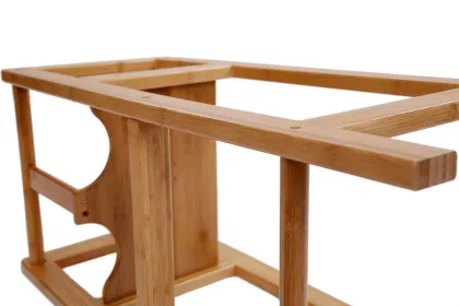 Safe Bamboo Baby Feeding Chair baby restaurant high chair baby chair