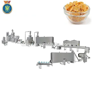 Popcom corn chips making machine /Breakfast cereal corn flakes machine
