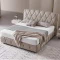 Frame Fabric Soft Bed High Decorative Furniture Bed Manufactory