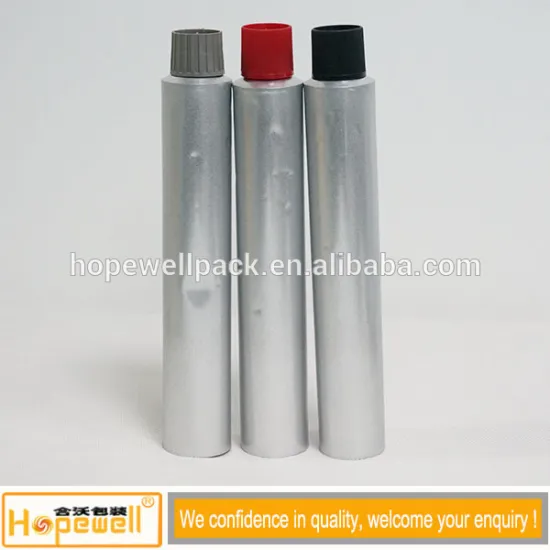 sample tubes aluminum white tube end caps for paint