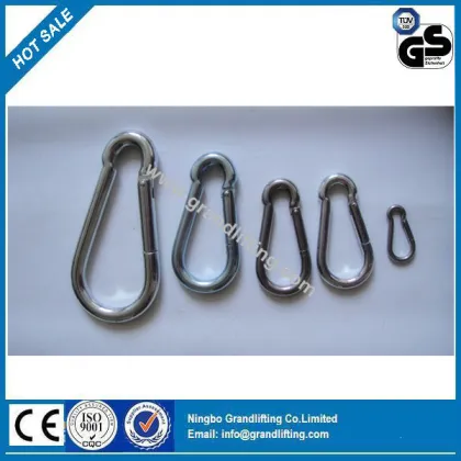 Black Coated DIN 5299c Carabiner Hook