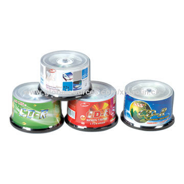 Blank CD-R Discs with 50 Pieces Cake Box, 52x Writing Speed