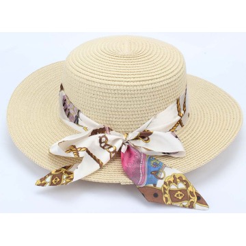 Femmes Papier Paille Chapeaux Papier Pouleur Beauté