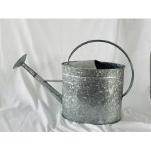 Oval pickling effect galvanized metal sprinkler