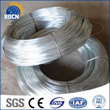 Electro galvanized binding wire