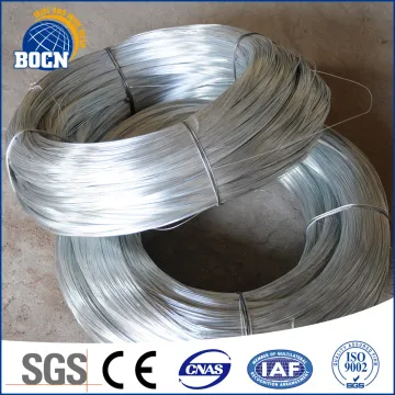 Electro galvanized binding wire