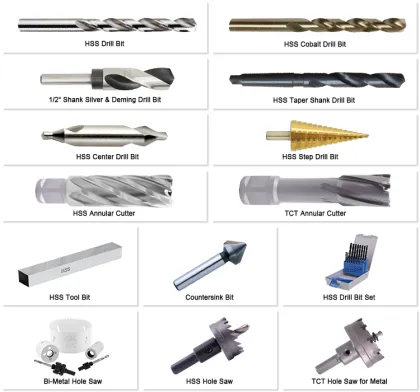 Wood working auger drill bit milling tools