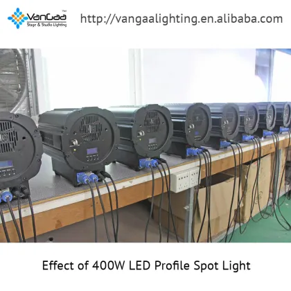 High Efficiency 18PB Fixed Lens ETC Optical Lenses: 400W LED Source for Low Noise Four Ellipsoidal Spotlight
