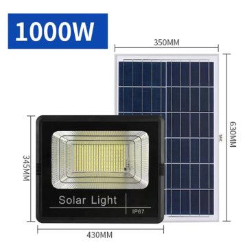 1000W温かい白い太陽光発電屋外IP65防水LEDフラッドライト