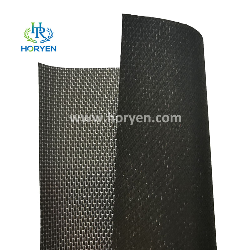 Heat-Insulation TPU coated glitter carbon fiber leather