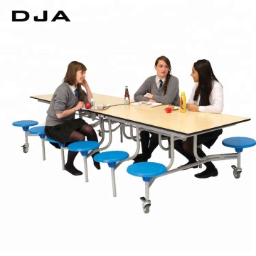 Customizable Long Round School Tables for Hospitals and Restaurants
