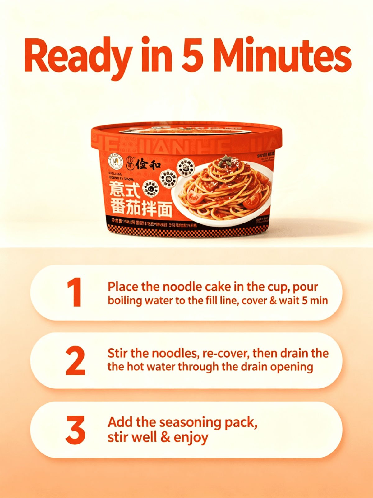 italian tomato instant noodles