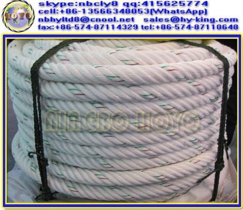 6 ply ship tow rope / nylon tugboat rope for sale / polyamide heavy duty rope for ship