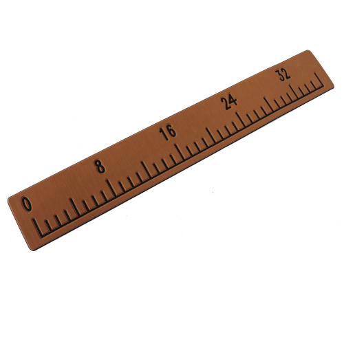 Light Brown over Black Boat EVA Fish Ruler