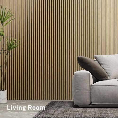 Decoration Wall Panel ​Akupanel Wall Soundproofing Slat Wooden Fiber Acoustic Panels Manufactory