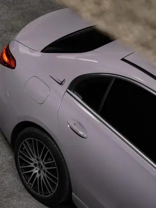 Glossy Wild Dove Grey Car Wrap