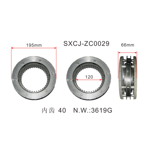 Manual Gearbox Parts Sync ME659946/ME663622 för Mitsubishi 6D16T