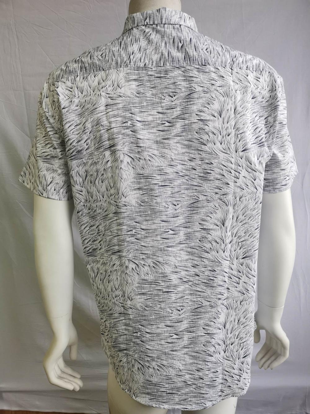 Men's Woven Printed Short Sleeve Shirt