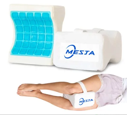 Cooling Gel Memory Foam Pillow for Hip, Knee Support - Ideal for Side Sleepers & Pregnant Women